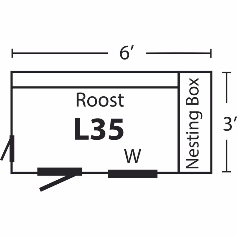 L35 diagram- 3x5 chicken coop diagram