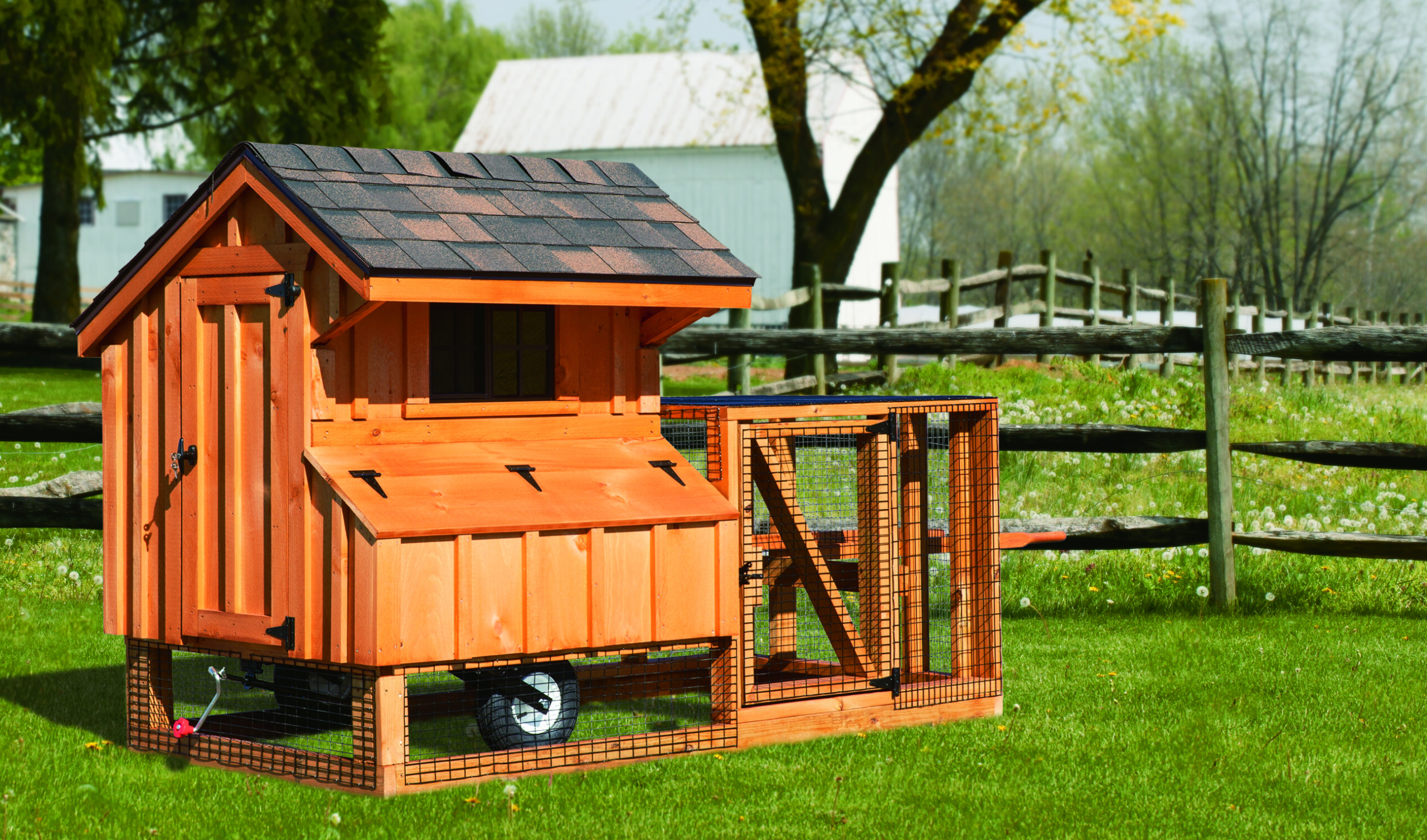 tractor style chicken coop ideas