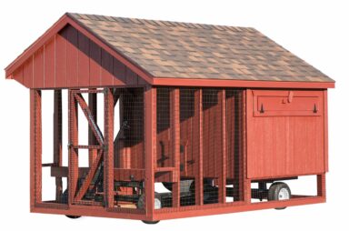 chicken coop accessories Heavy Duty Wheel System with Hydraulic Lift