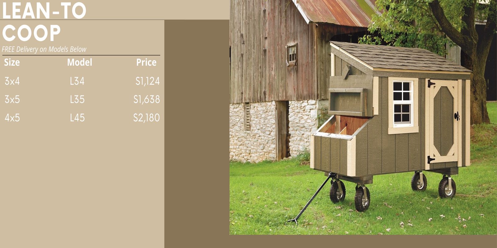 Lean To Chicken Coop