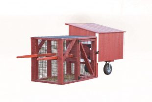 chicken coop tractor L34T BACK