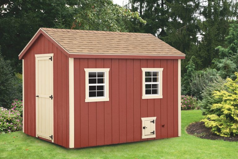a frame chicken coop 8x10 A Frame With Duratemp® siding 1