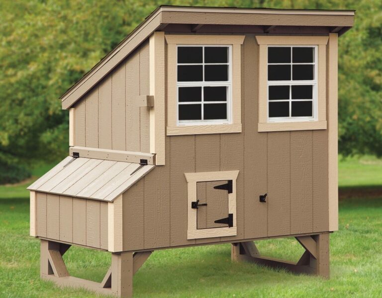 small chicken coops 4x5 Lean To 1