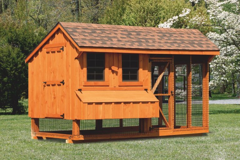 pre made chicken coops 6x12 Combination